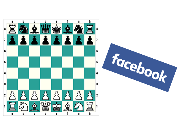 Mit einem geheimen Code kann man im Facebook-Messenger Schach spielen.